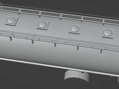 BD oil tanker Free 3D model