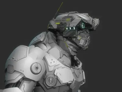 Robot Warrior 3D model