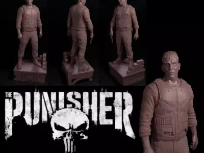 The Punisher 3D print model