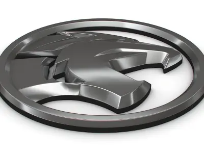 Proton logo 3D model
