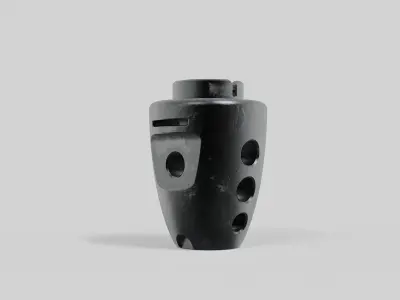 Muzzle brake biscoi 3D model