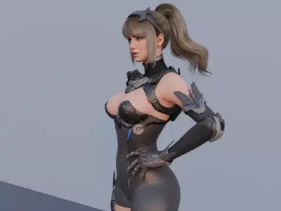 Ines raley 3D model