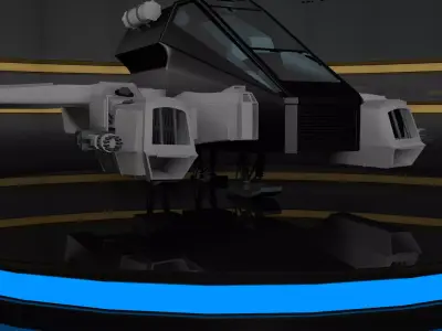 Spaceship 3D model 19