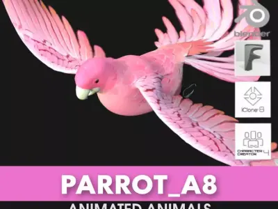 Parrot A8 3D model