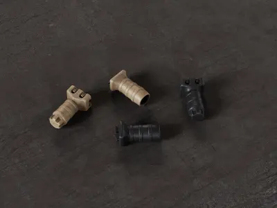 Tango Down vertical grip Low-poly 3D model