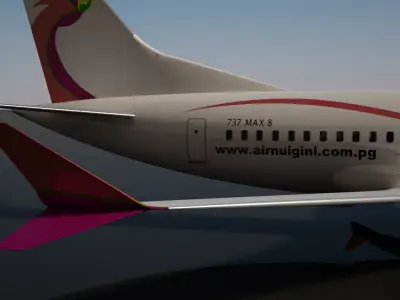 Air Niugini Boeing 737 MAX - 8 3D model
