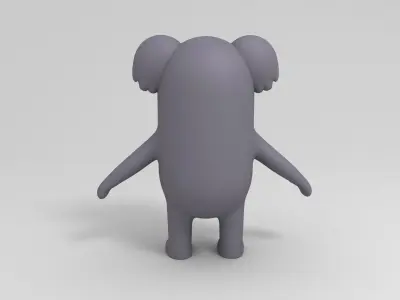 Cartoon Koala 3D model