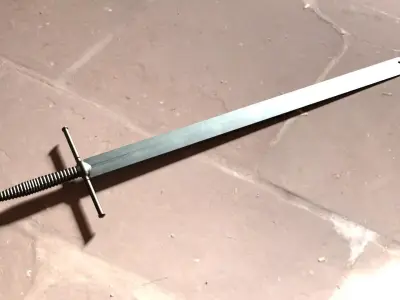 Executioner Sword - Richtschwert Low-poly 3D model