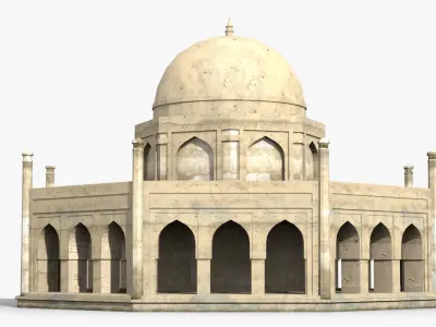 Arab x12 Low-poly 3D model