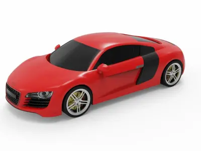 Audi R8 Car Free 3D model