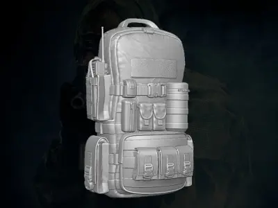 Commando Kit 3D printable file for Action Figures 3D print model