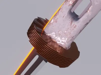 Cyber Katana Free 3D model