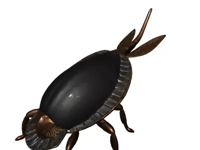 SciFi Armored Insect Creature Low-poly 3D model purchase