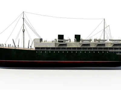 ship Armenia Low-poly 3D model