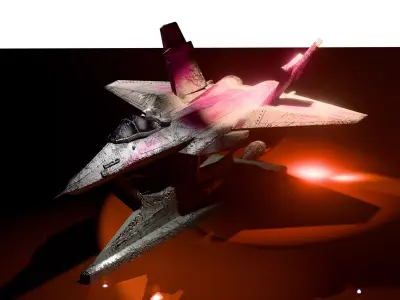Multirole Fighter Jet Toy Low-poly 3D model