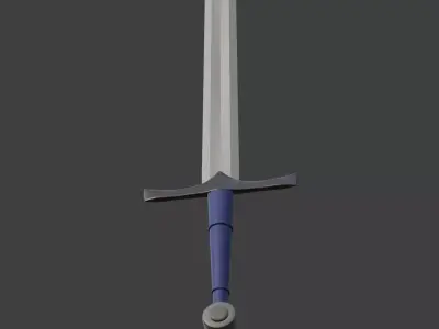 Dark Souls Longsword - Game Ready Low-poly 3D model
