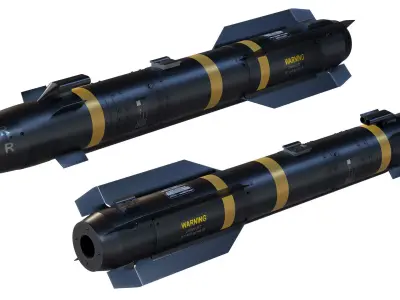 The AGM-114 Hellfire II 3D model