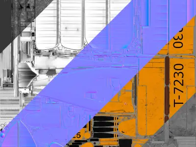 Plane 3D model wwii biplane 3D model