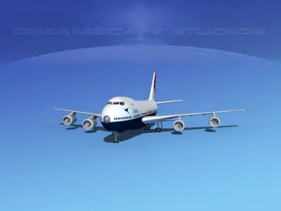 Boeing 747-100 British Airways 1 3D model