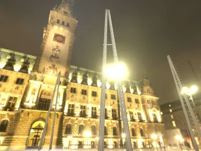 Wooden A-Pole with Ladder - Object 33 Low-poly 3D model