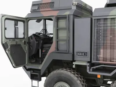 RMMV HX81 Tank transporter 3D model