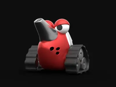 GunBound Armour 3D model