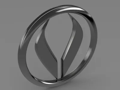 Alpheon logo 3D model