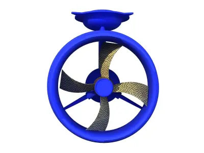 VOITH RADIAL PROPELLER 3D model