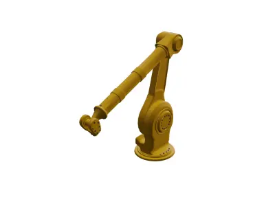 Robot arm rigged Free 3D model