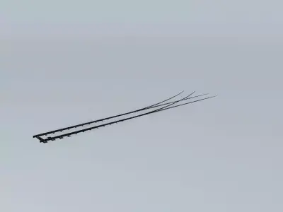 Eco Rail Dirty Yard Left Point Old Steam Days Free 3D model