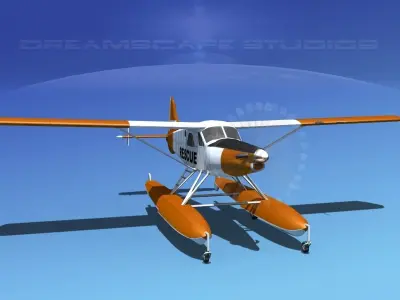 DeHavilland DHC-2 Turbo Beaver V06 3D model