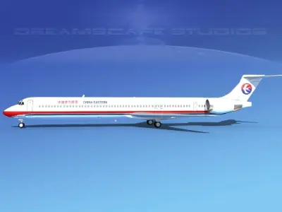 McDonnell Douglas MD-90 China Eastern 3D model