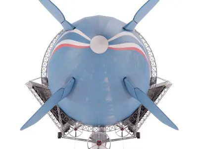 Advertising Zeppelin Pepsi 3D model