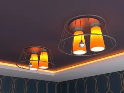 Feature Ceiling Light 3D model