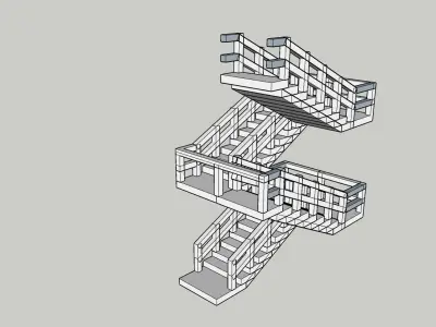 Staircase 3D print model buy