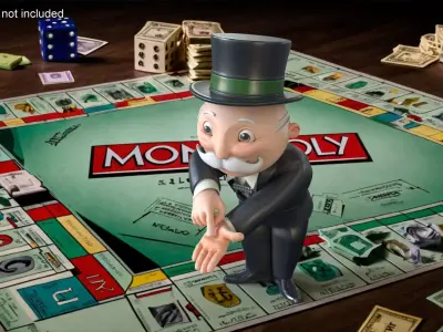 Mr Monopoly Trading Pose for 3D Print 3D print model