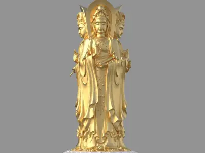 bodhisattva 3D model