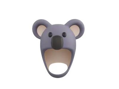 Prop065 Koala Hat 3D model