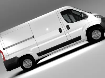 Peugeot Boxer Van L2H1 2017 3D model