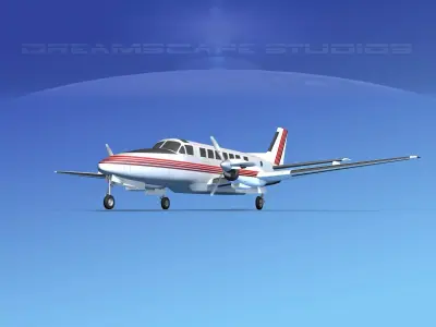 Beechcraft B99 Corporate 1 3D model