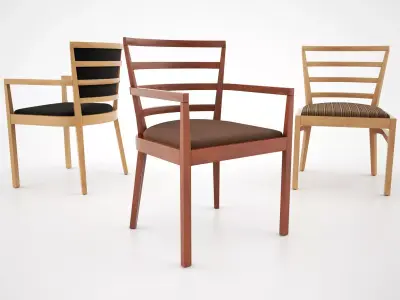 Knoll de Armas Chair Collection Free 3D model