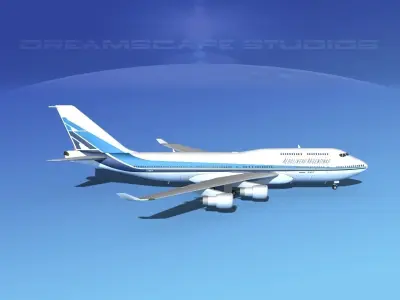 Boeing 747-400 Aerolineas Argentinas 3D model
