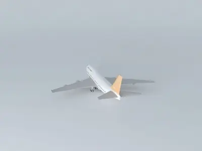 Airplane in Guarulhos Airport 3D model