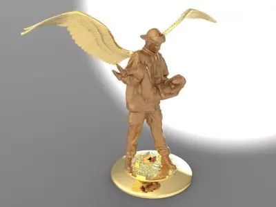 Firefighter Angel 3D print model