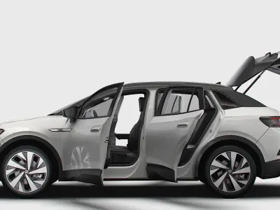 VW ID 4 Commercial HQInterior 2025 3D model