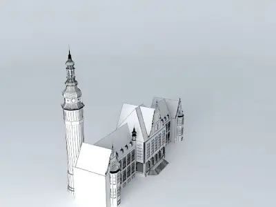 Academy Building Free 3D model