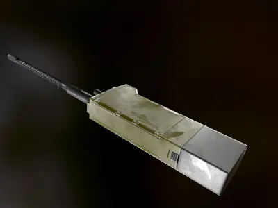 Walkie-Talkie Radio Low-poly 3D model Low-poly 3D model