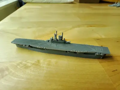 US Aircraft Carrier Wasp 3D print model