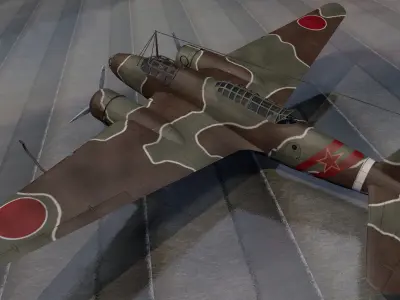 Mitsubishi Ki-21-1A Sally 3D model