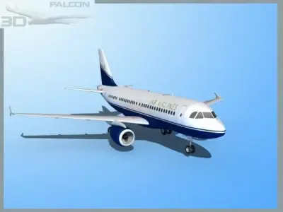 Falcon3D A319 JAB Airlines 3D model
